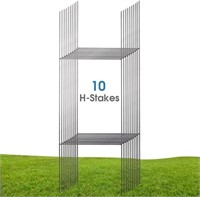 4pk Wire H-Stakes Heavy Duty