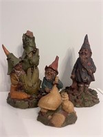 3 damaged Tom Clark Gnomes