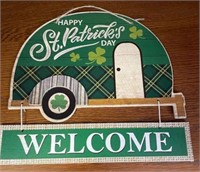 St Patricks Day Welcome Holiday Sign
