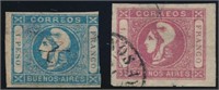 ARGENTINA BUENOS AIRES #10 & #12b USED AVE-VF