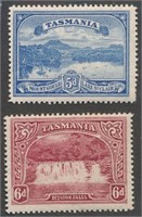 AUSTRALIA TASMANIA #92-93 MINT FINE-VF NH