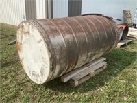 300 Gallon Fuel Tank with stand, hose and nozzle