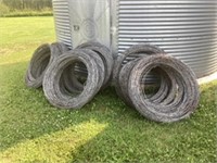 Large quantity of good quality used Barbwire