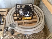 BE Water Pump 2" with quantity of 2" Hose with