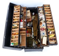Vintage Large Fishing Tackle Box