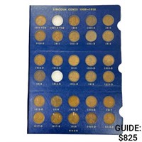 1909-1940 Wheat Cent Book (87 Coins)