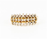 Jewelry 10k Gold & Diamond Ring
