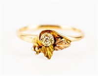 Jewelry 10K Gold & Diamond Ring