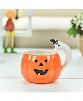 3D Halloween Mug($25)Pumpkin Ghost Ceramic Mug Cup