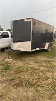2019 LGS INDUSTRIES 12 x 6 enclosed trailer