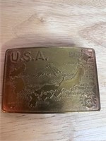 USA Vintage belt buckle military Japan
