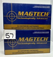 (100) Rounds Magtech 32 Auto FMC.