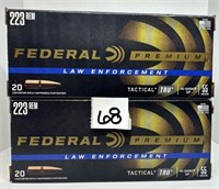 (40) Rounds Federal Premium .223 Tactical