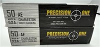 (40) Rounds of Precision One 50 AE HP 300gr XTP