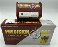(100) Rounds of Precision One 44 Mag 200gr FMJ.