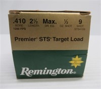 (25) Rounds of Remington .410 STS Target Load.