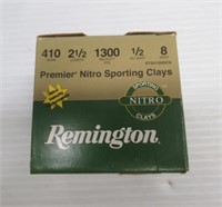 (25) Rounds of Remington .410 Nitro Sporting