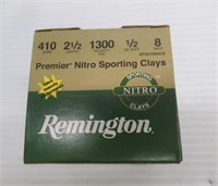 (25) Rounds of Remington .410 Nitro Sporting