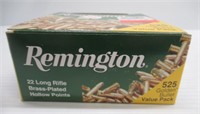 Approximately (525) Rounds of Remington .22 Cal.