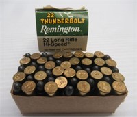 (50) Rounds of Remington Thunderbolt .22 Cal.
