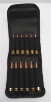 (12) Rounds of 30-06 in Black Velcro Case.