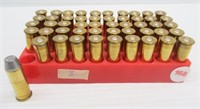 (50) Red Holder Brass Casing Lead .44 Cal.
