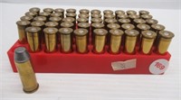 (50) Red Holder Brass Casing Lead .44 Cal.