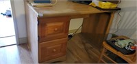 Wooden Desk. Contents non included.