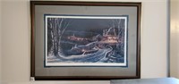 Signed Terry Redlin  "Family Traditions " Framed