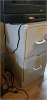 2 Drawer File Cabinet w/ Hanging Folders