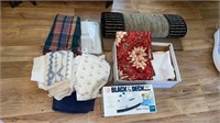 Rug, Curtains, Table Cloths, Iron, & More