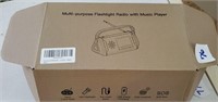 Multi-Purpose Flashlight Radio w/ Music Player