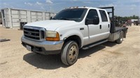 *1998 Ford F450 Crew Cab 6speed Flatbed