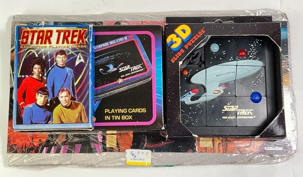 Vintage Star Trek Games & 3D Puzzle