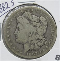 1882-S Morgan Silver Dollar.