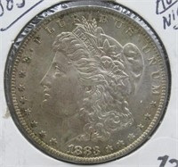 1883-O Morgan Silver Dollar. AU/Nice.