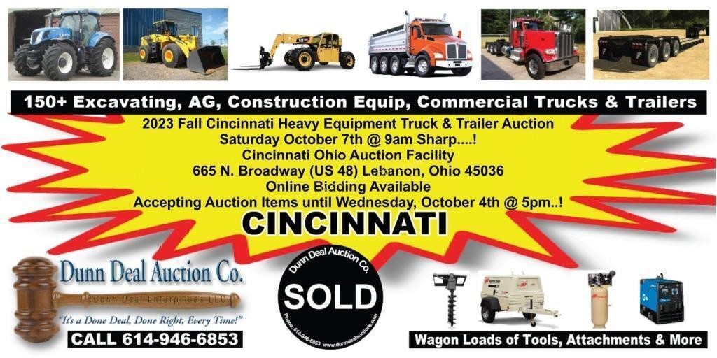 2023 Fall Cincinnci Heavy Equip Truck & TL Auction