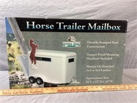 HORSE TRAILER MAILBOX