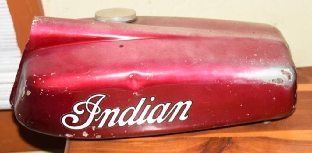 Vintage Indian Motorcycle gas tank