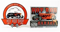Lot of 2 1932 Ford Hot Rod Advertising Signs