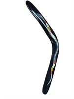 Handpainted Aboriginal Snake Boomerang