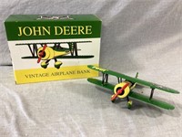 John Deere airplane bank