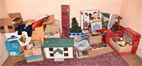 Large lot of vintage Christmas ornaments and
