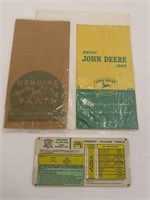 John Deere Tillage Tool, John Deere Paper Bags