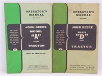 Operators Manuals (John Deere A, D Tractors)