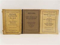 Repair Catalogs (John Deere No 22-B, No 40-H)