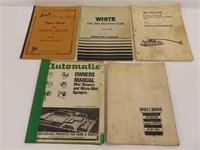 Manuals (Kosch, White, New Holland, Crust Buster)