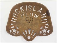Rock Island Plow Co Cast Implement Seat