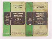 John Deere Manuals (Fertilizer, Side Dressing)