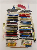 Misc Pens, Bullet Pencils, Emblems and Tags
